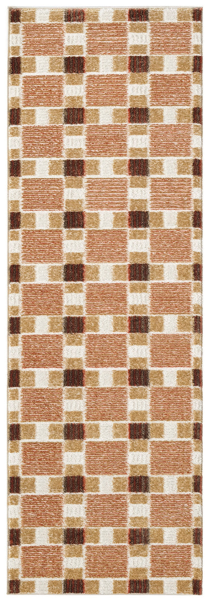 Nourison Home Nordic NRC14 Rust Contemporary Power-loomed Rug