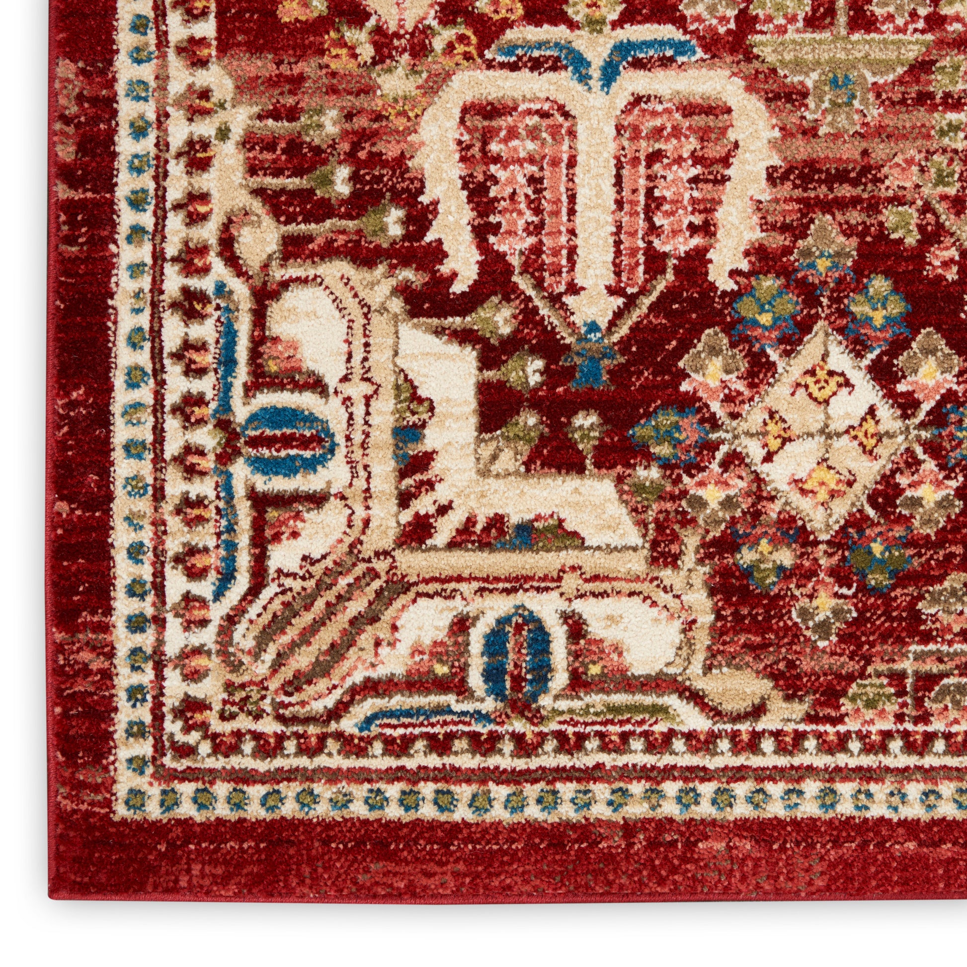 Nourison Home Karisma  Brick Ivory  Traditional