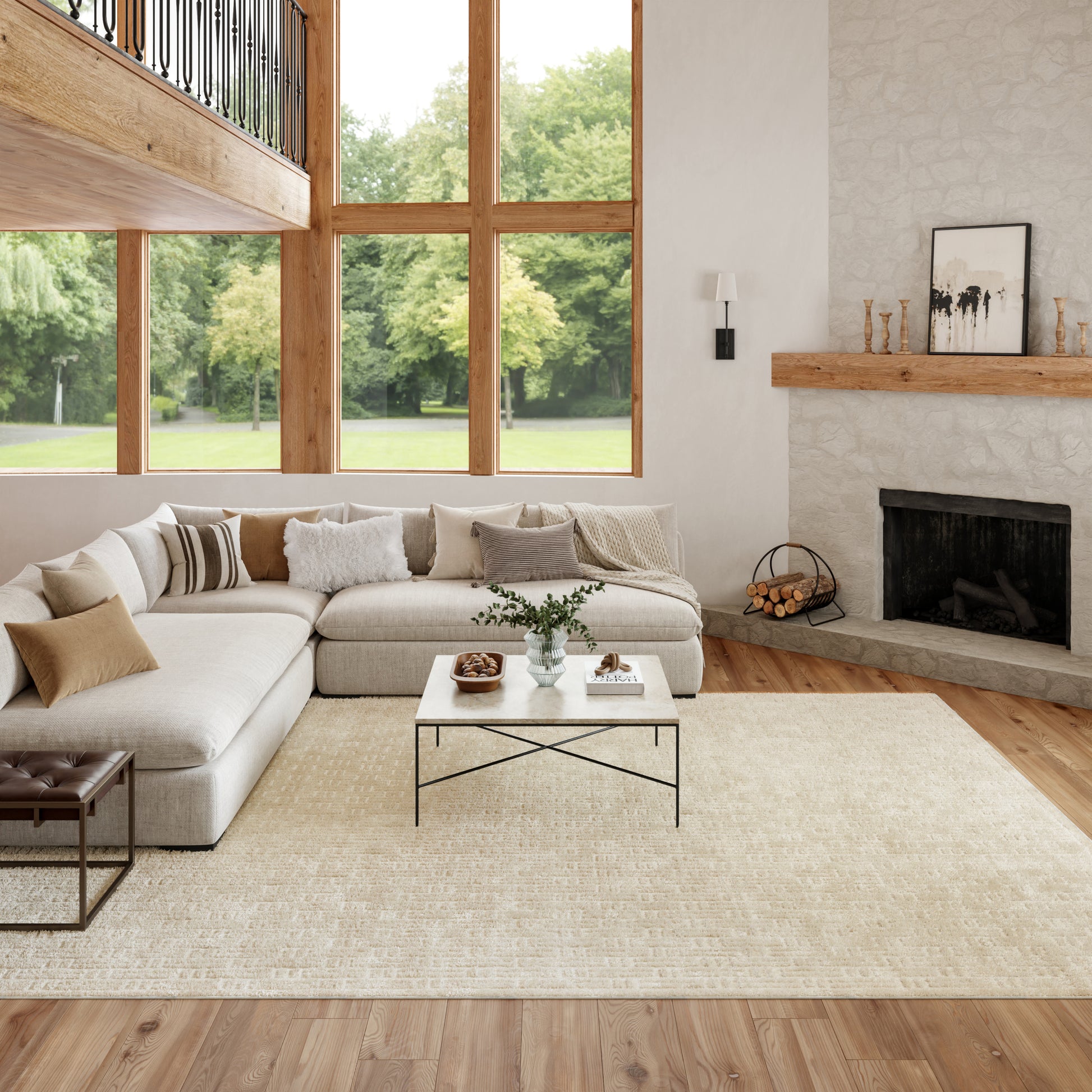 Nourison Home Washable Charm  Ivory  Contemporary