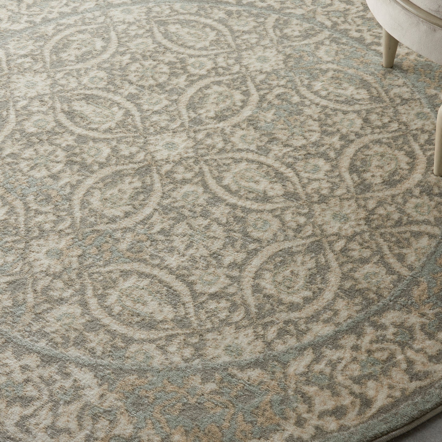 Nourison Home Euphoria  Grey  Traditional