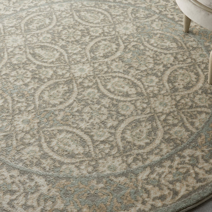 Nourison Home Euphoria  Grey  Traditional