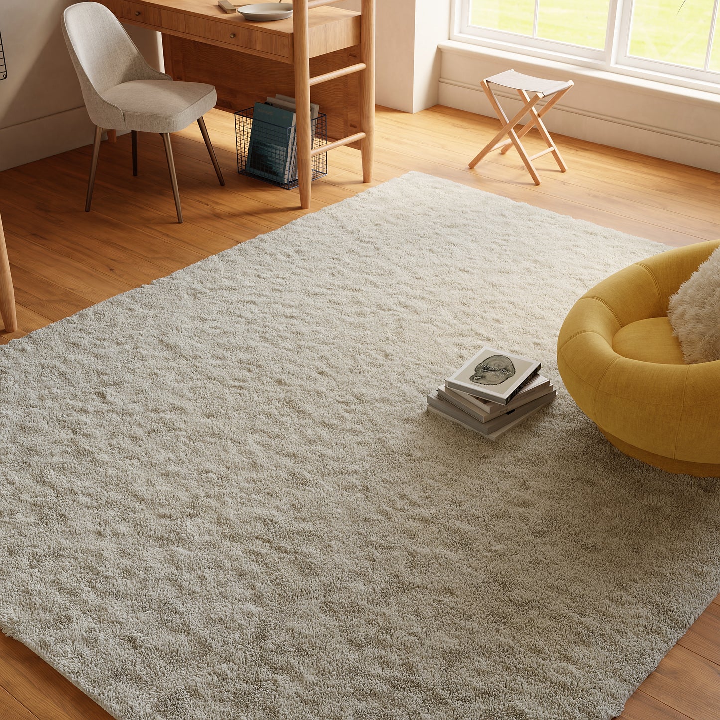Nourison Home Pacific Shag  Ivory  Contemporary