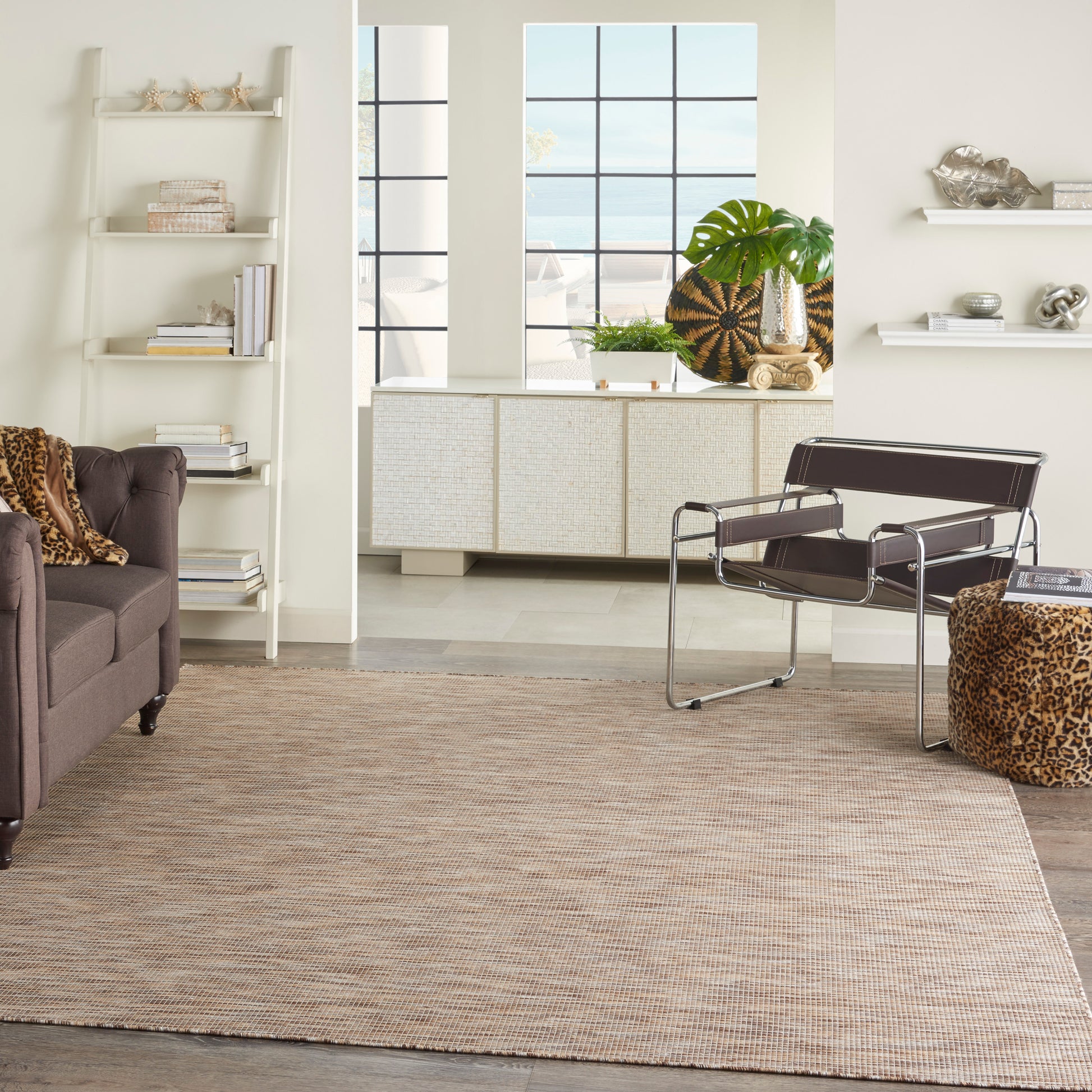 Nourison Home Positano  Beige  Contemporary