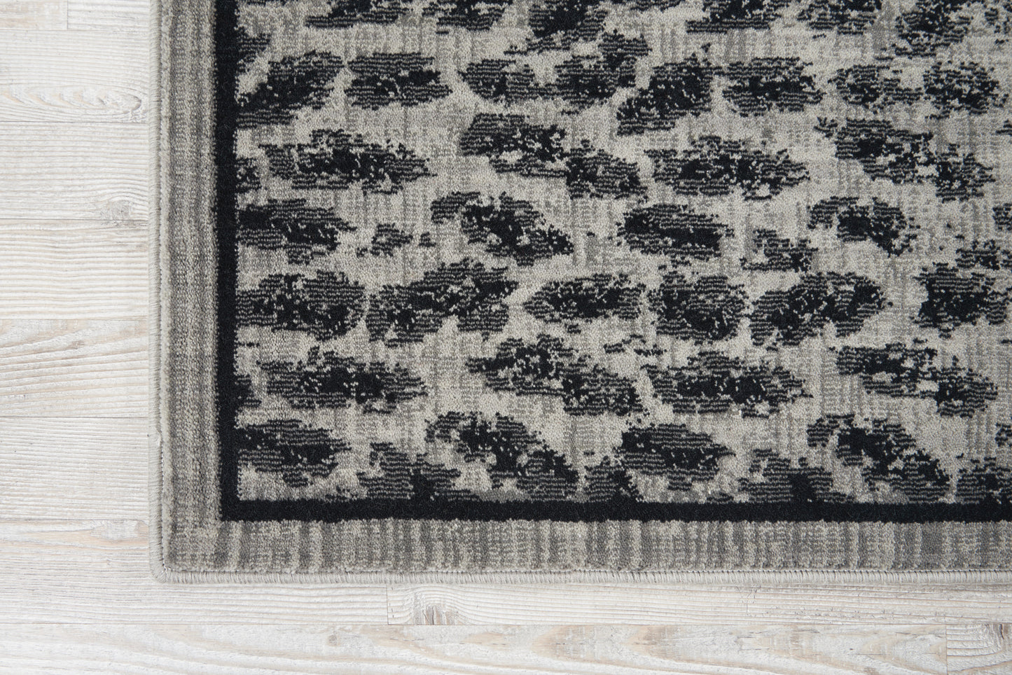 Nourison Home Riviera  Grey Black  Contemporary