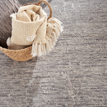 Nourison Home Luna  Grey Silver  Contemporary