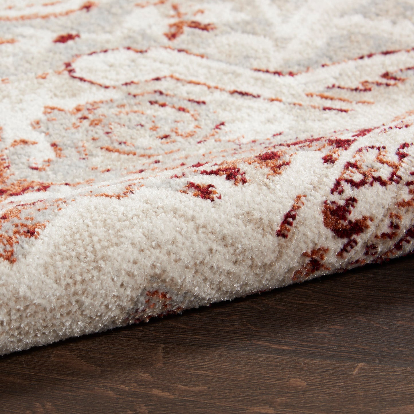 Nourison Home Carina  Brick Silver  Transitional