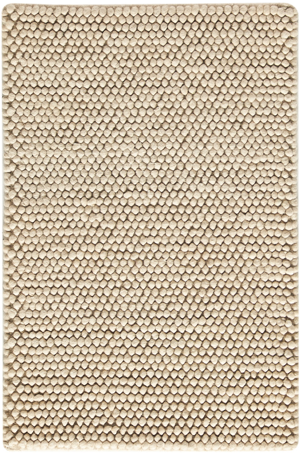 DKNY Pure Knots KNT01 Beige Contemporary Hand Woven Rug