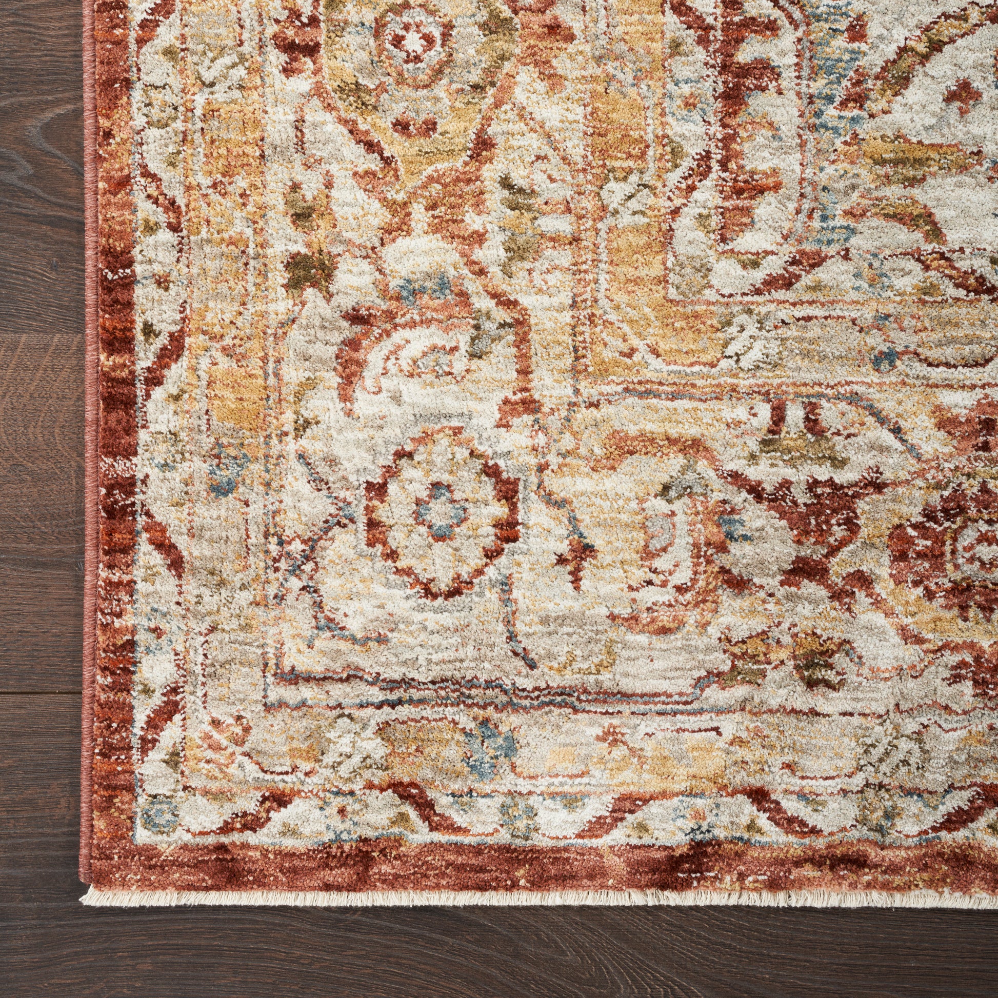 Nourison Home Sahar  Rust  Traditional