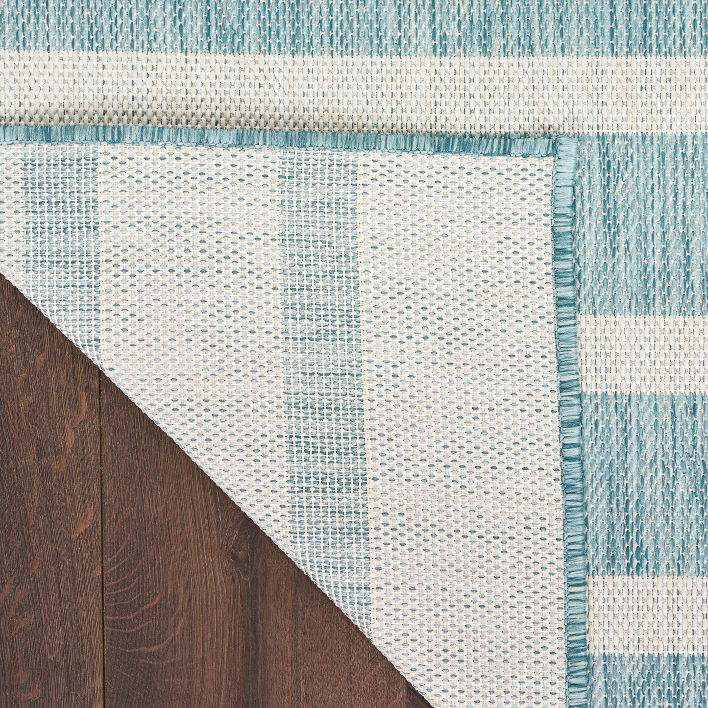 Nourison Home Positano  Aqua Ivory  Contemporary