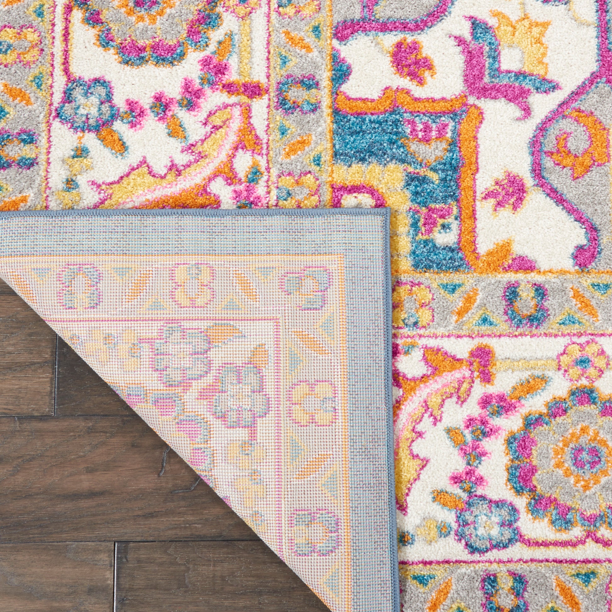 Nourison Home Passion  Teal Multicolor  Transitional