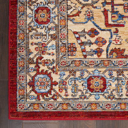 Nourison Home Majestic  Red  Traditional
