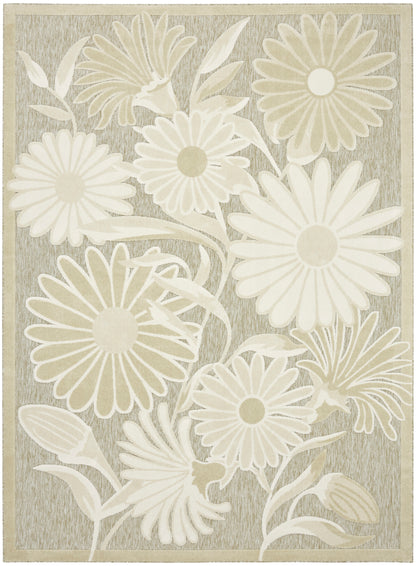Nourison Home Aloha ALH33 Ivory Sage Contemporary Power-loomed Rugs