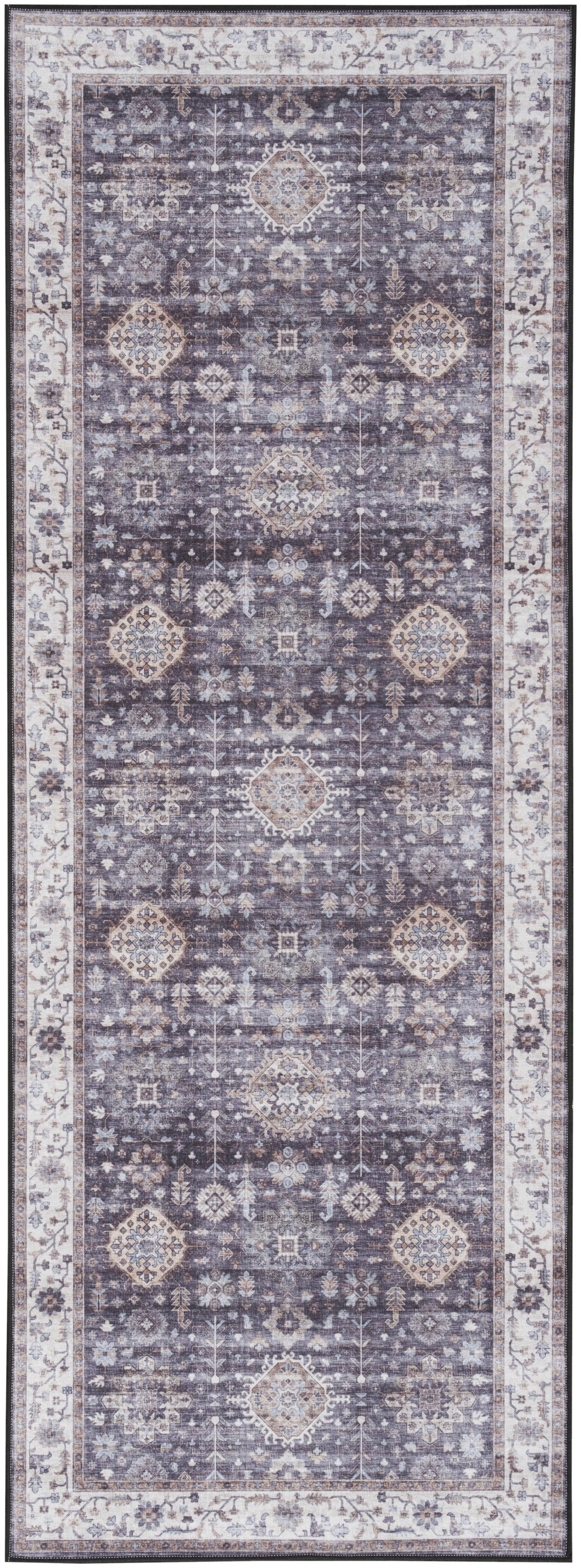 Nourison Home Fulton  Charcoal  Traditional