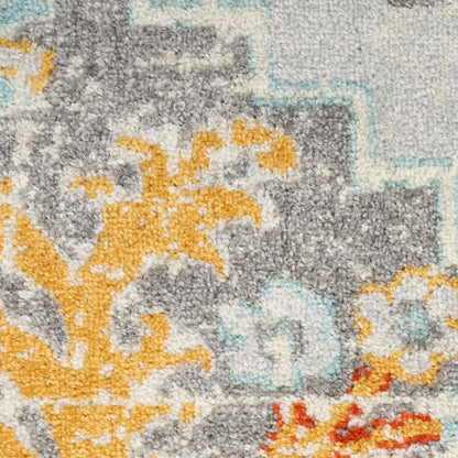 Nourison Home Passion  Grey Multicolor  Traditional