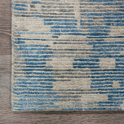 Nourison Home Ellora  Blue  Contemporary