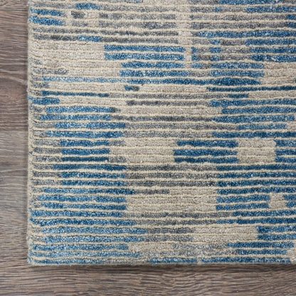 Nourison Home Ellora  Blue  Contemporary