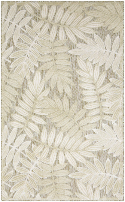 Nourison Home Aloha ALH18 Ivory Sage Contemporary Power-loomed Rugs