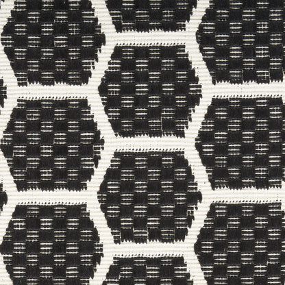 Nourison Home Twist Reversible  Black  Contemporary