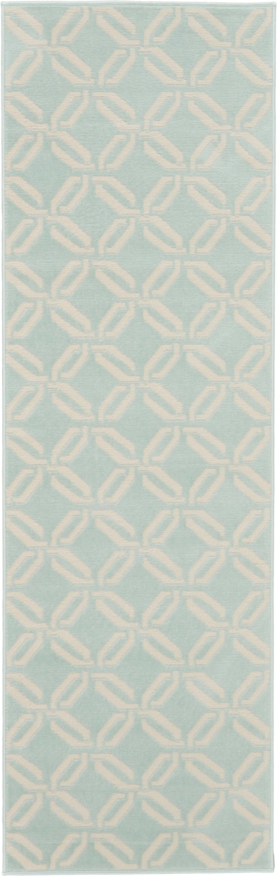 Nourison Home Jubilant JUB17 Green Contemporary Power-loomed Rug