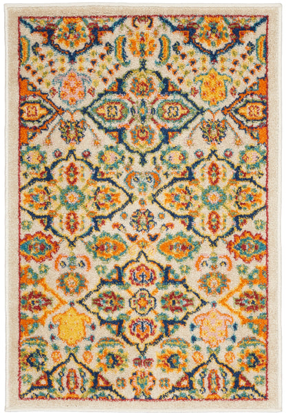 Nourison Home Allur ALR03 Ivory Multicolor Transitional Power-loomed Rug