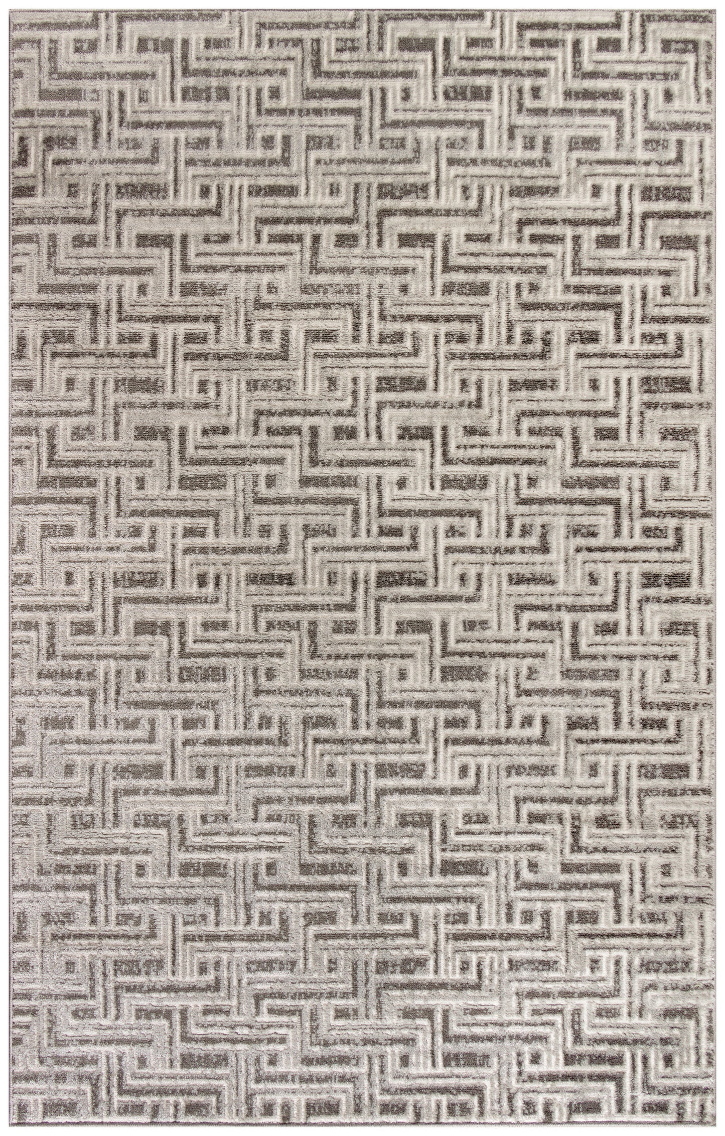 Nourison Home Serenity Home SRH04 Grey Ivory Transitional Loom-woven Rug