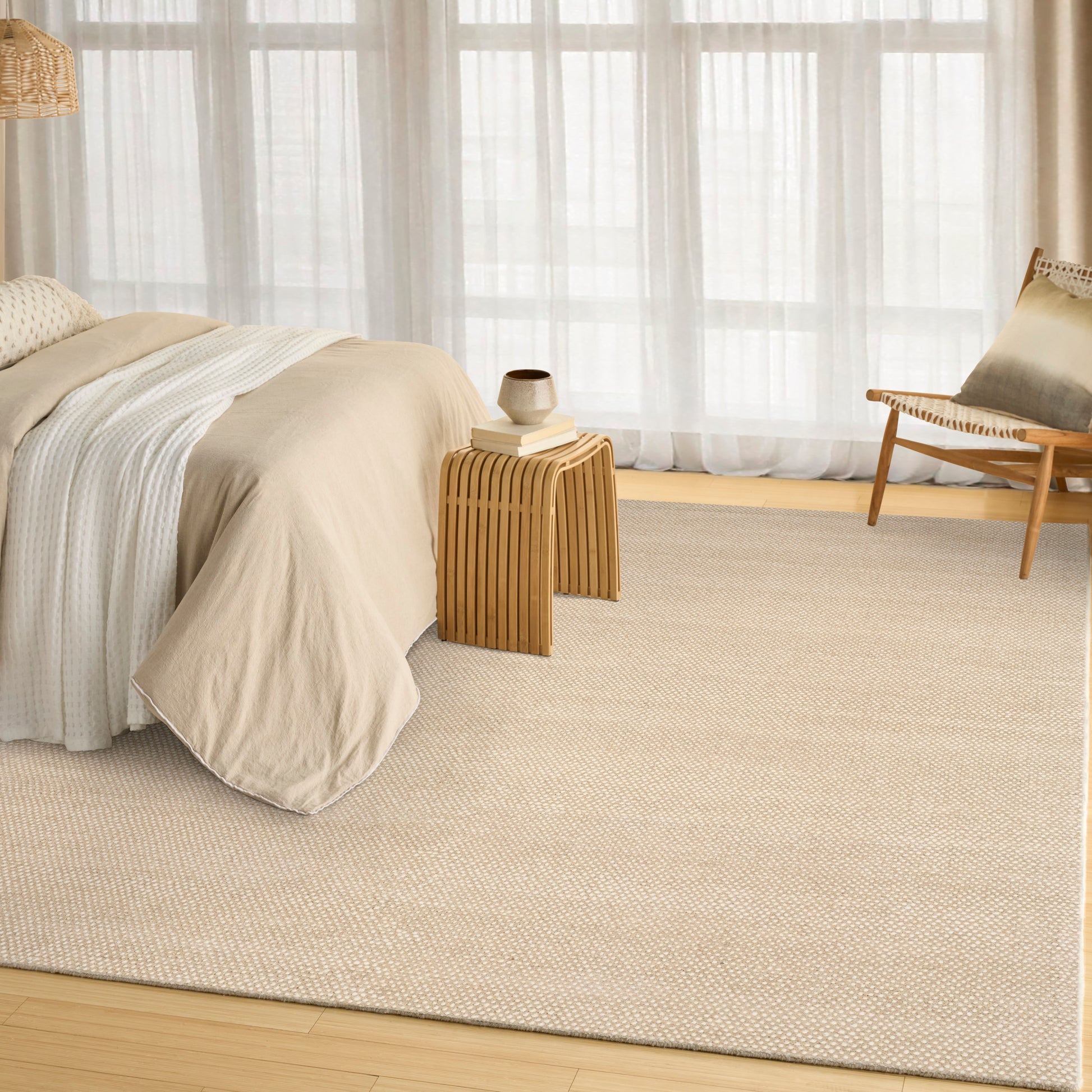 DKNY Pure Rows  Ivory Taupe  Contemporary