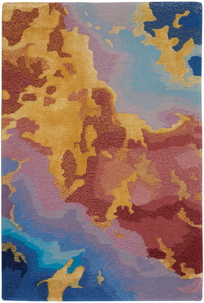 Nourison Home Prismatic PRS18 Multicolor Contemporary Hand Tufted Rug