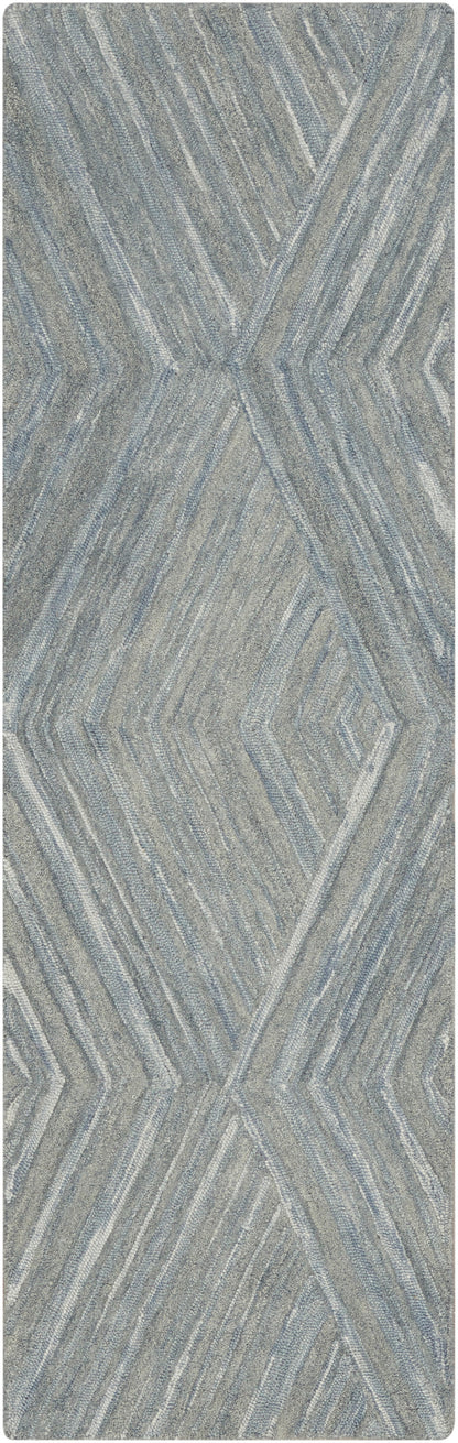 Nourison Home Graceful GRU03 Blue Contemporary Hand Tufted Rug