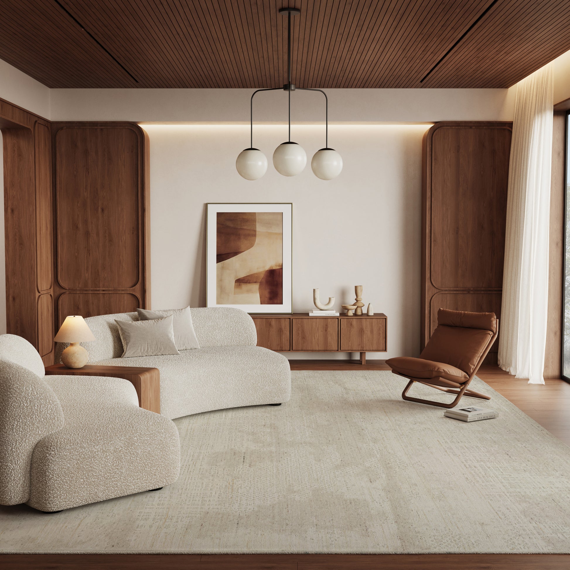Nourison Home Harmony  Ivory  Contemporary