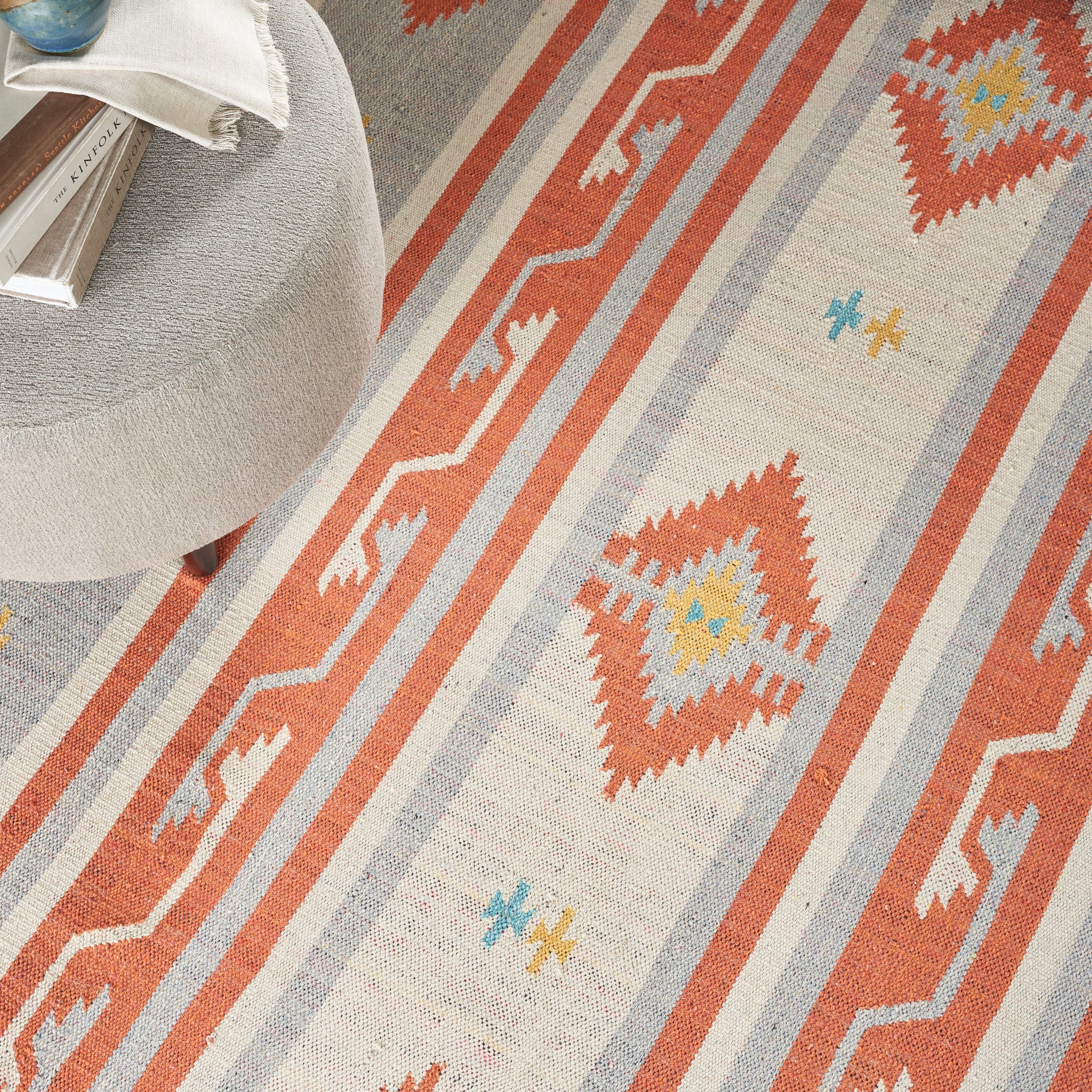 Nourison Home Baja  Ivory Grey  Transitional