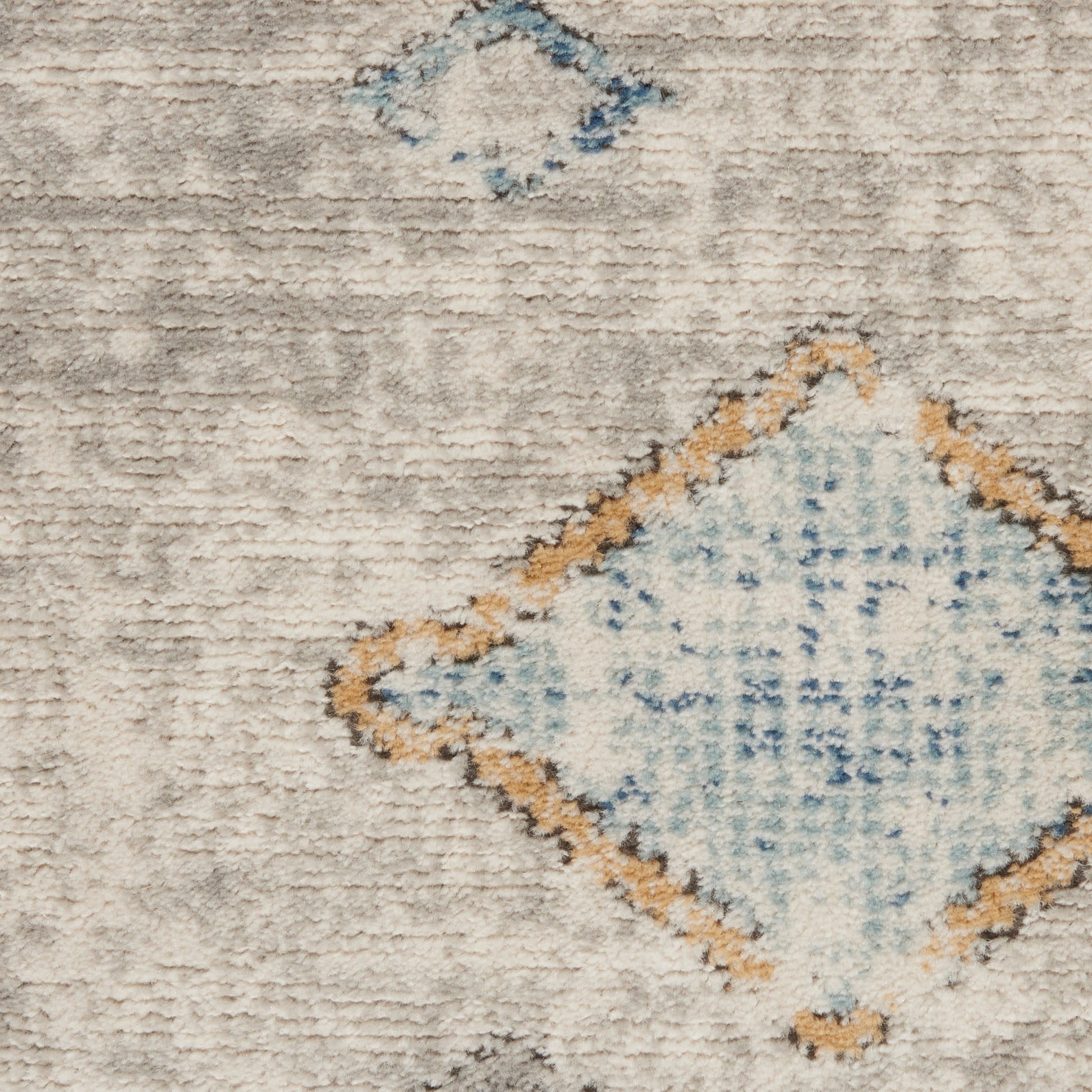 Nourison Home Quarry  Ivory Grey Blue  Contemporary