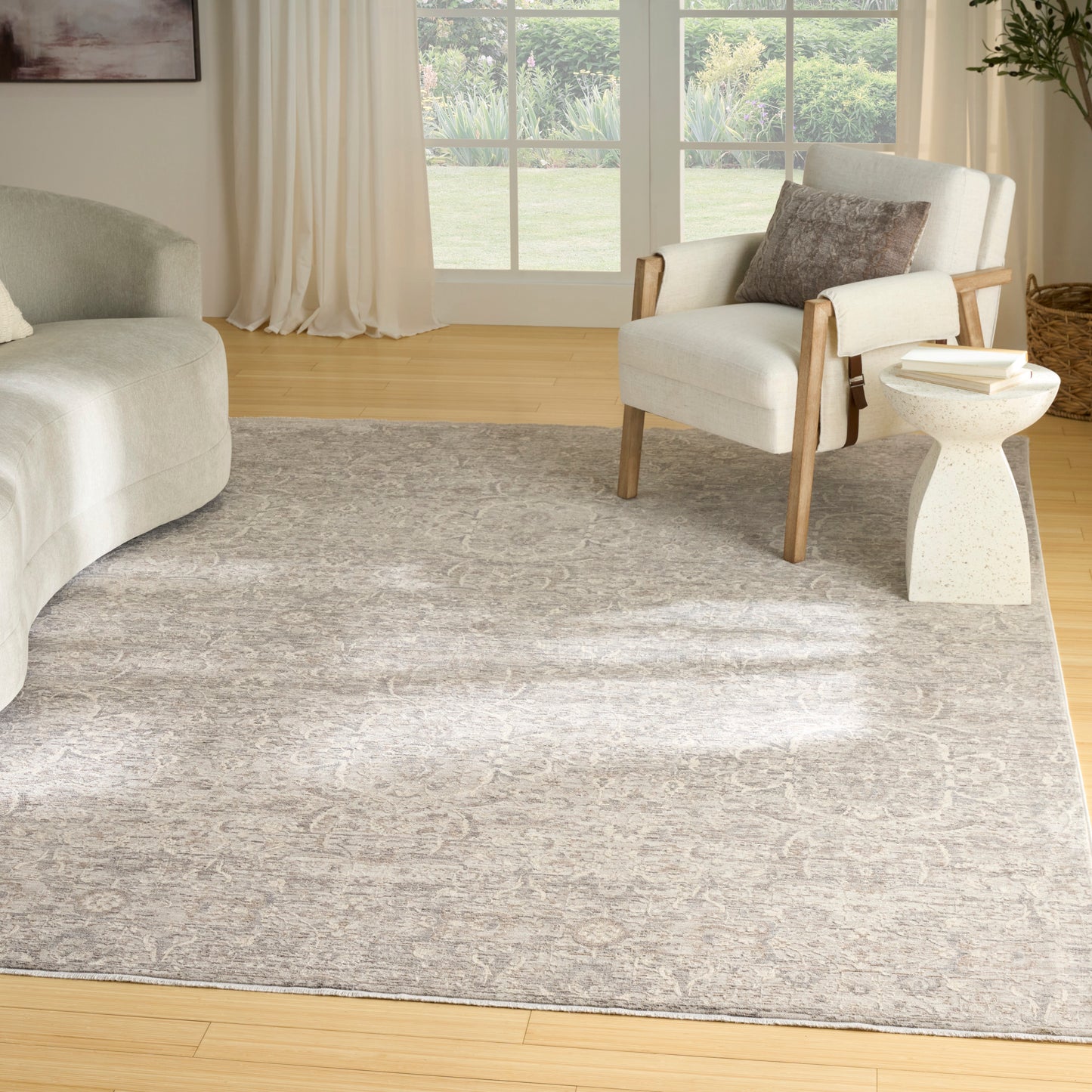 Nourison Home Shadows  Grey  Traditional