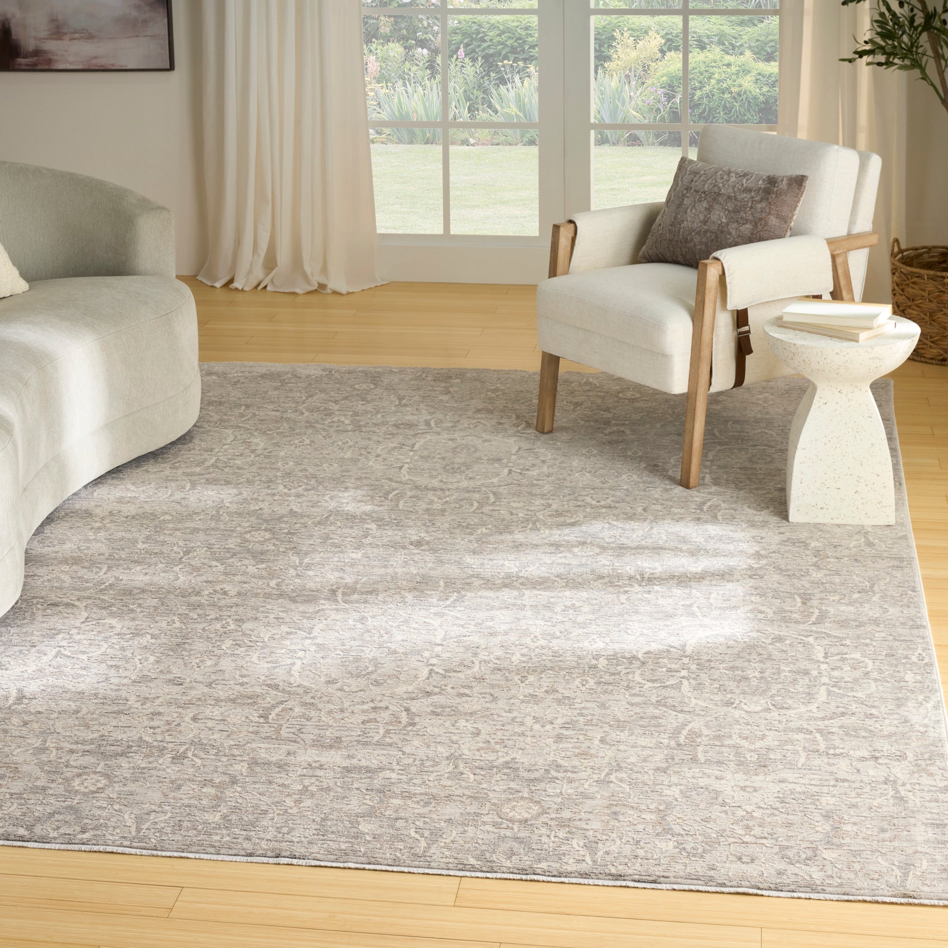 Nourison Home Shadows  Grey  Traditional