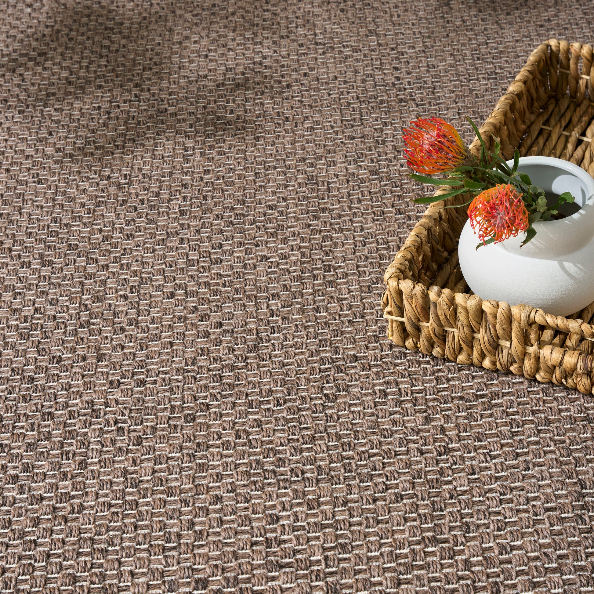 Nourison Home Tulum  Brown  Contemporary