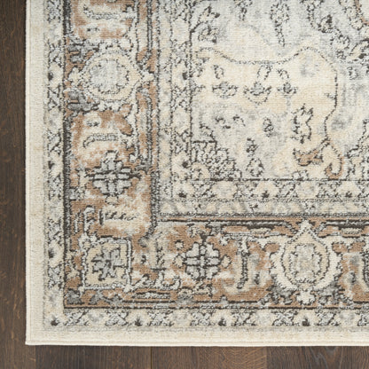 Nourison Home Quarry  Ivory Grey Taupe  Traditional