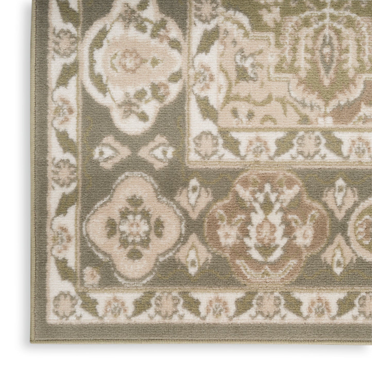 Nourison Home Grafix  Green  Traditional