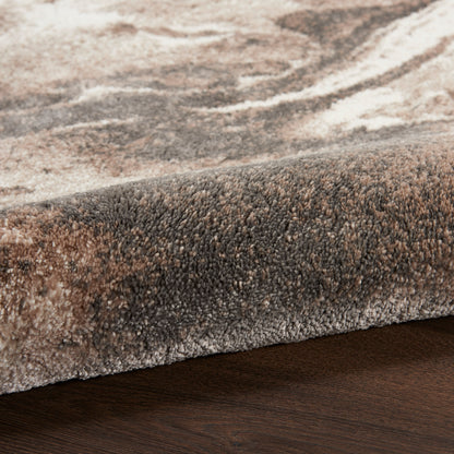 Nourison Home American Manor  Ivory Mocha  Contemporary