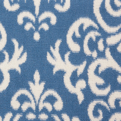 Nourison Home Grafix  Blue  Transitional