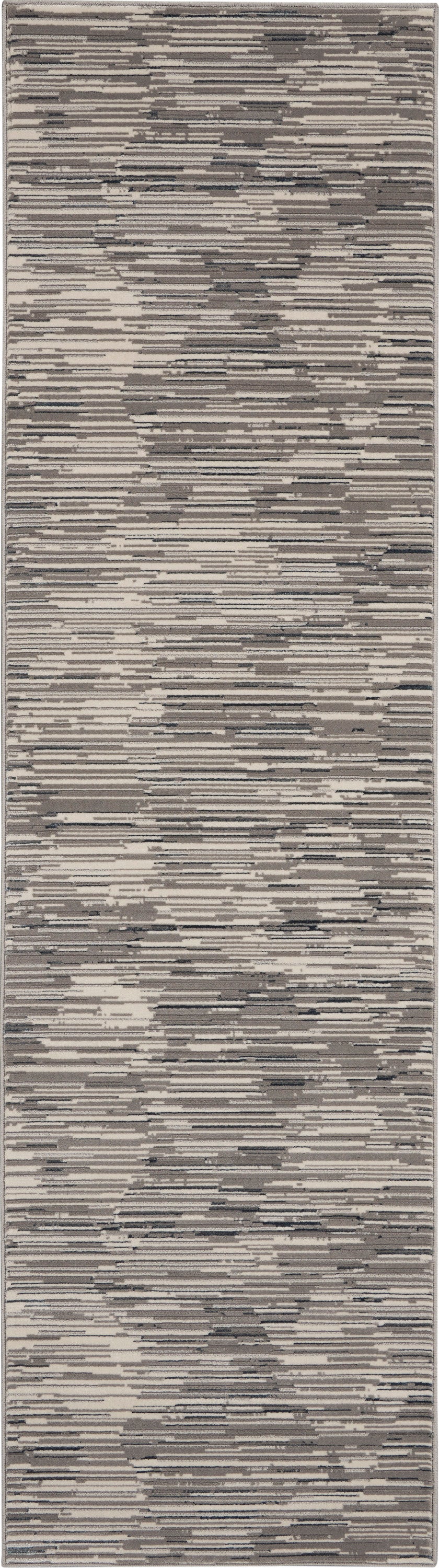 Michael Amini MA90 Uptown UPT01 Grey Ivory Contemporary Power-loomed Rug