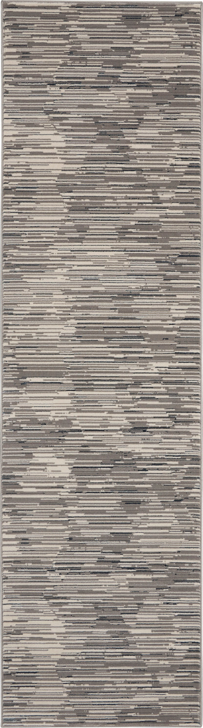 Michael Amini MA90 Uptown UPT01 Grey Ivory Contemporary Power-loomed Rug