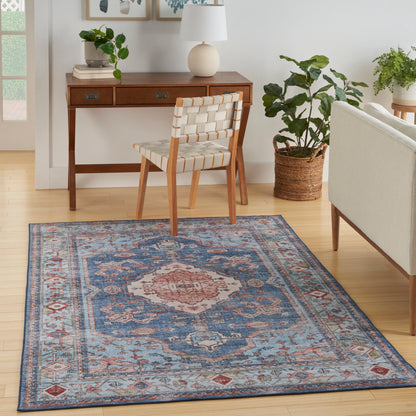 Nourison Home Fulton  Blue  Traditional