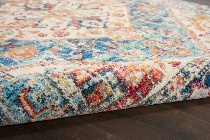 Nourison Home Passion  Ivory Light Blue  Transitional