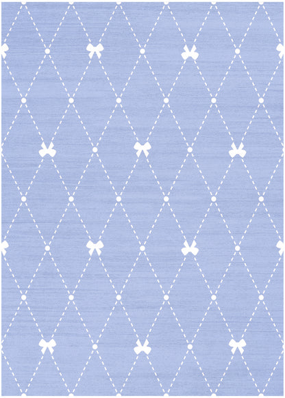 Nourison Home Imagination IMA15 Blue Contemporary Machine Printed Rug