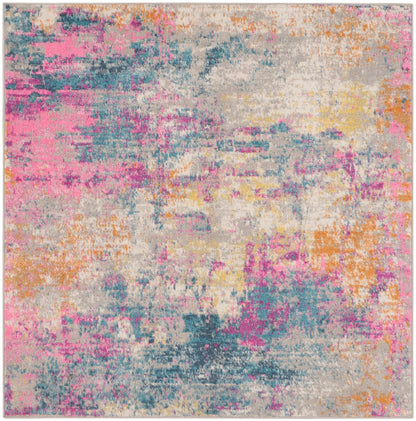 Nourison Home Passion PSN36 Ivory Multicolor Contemporary Power-loomed Rugs