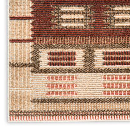 Nourison Home Nordic  Rust  Contemporary