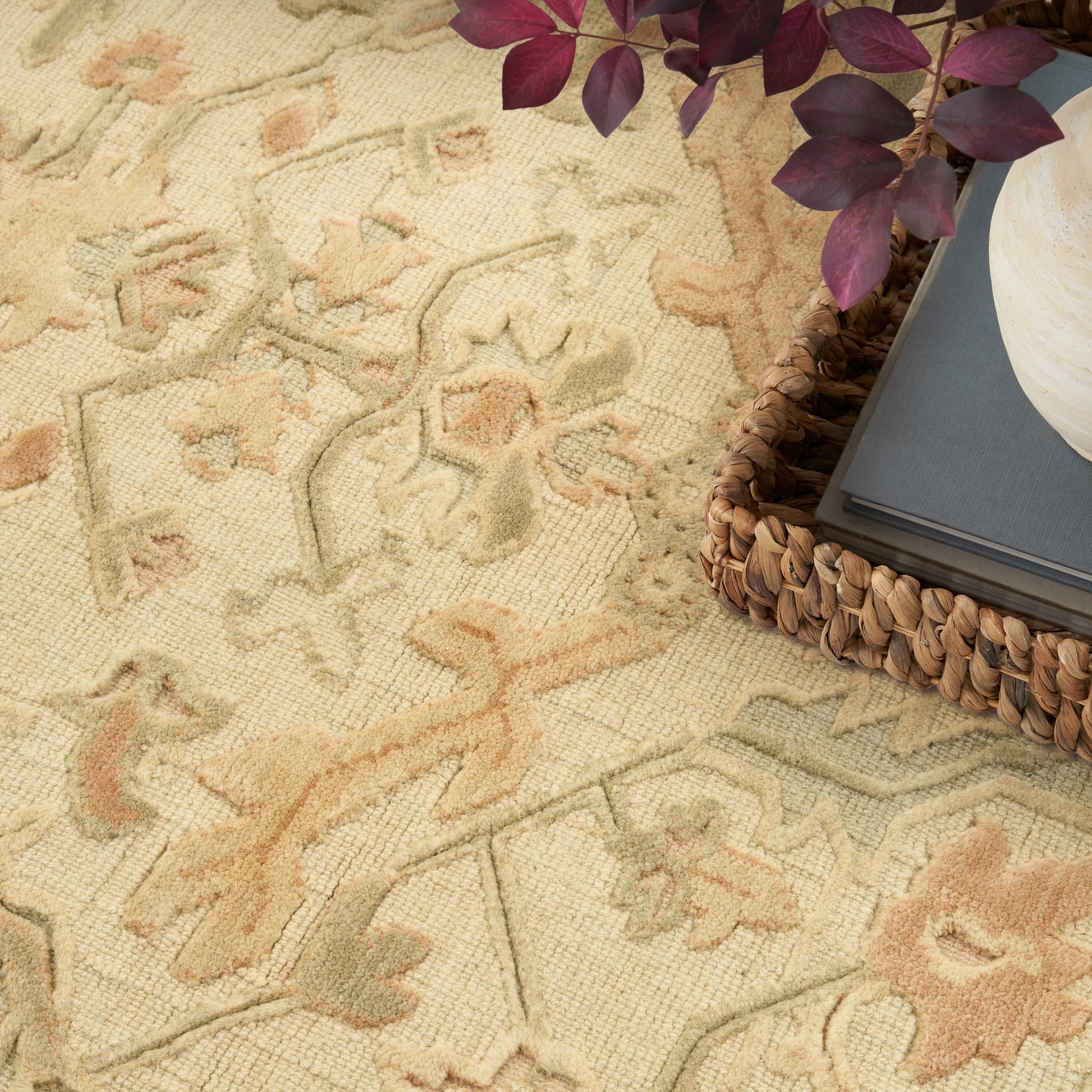 Nourison Home Ravello  Beige Multicolor  Traditional