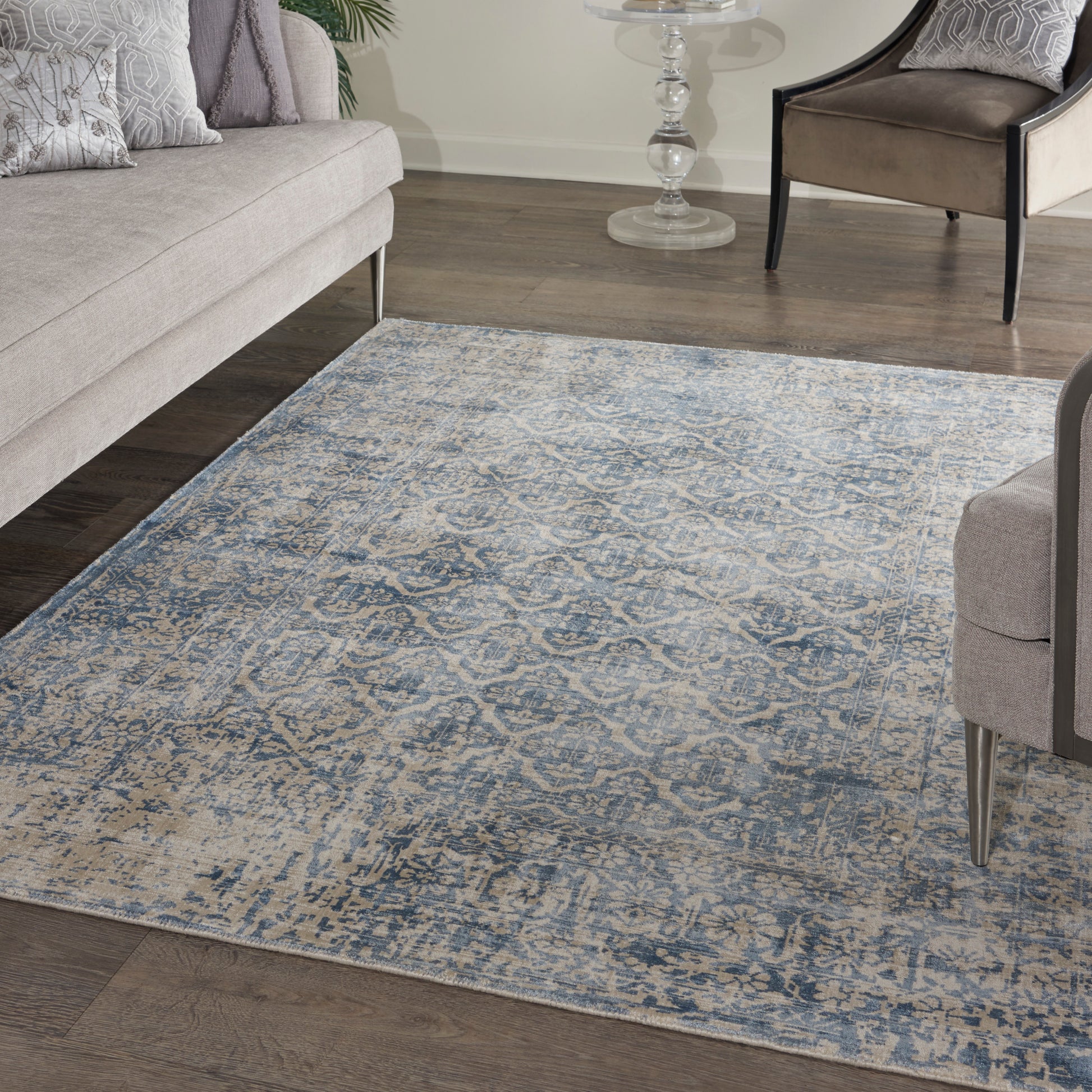 Nourison Home Desert Skies  Blue  Traditional