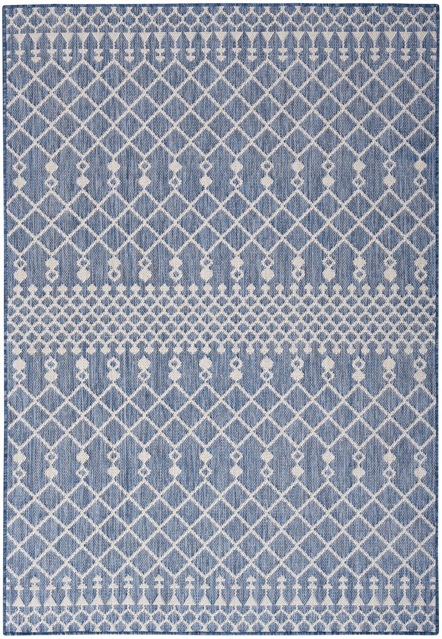 Nourison Home Positano POS02 Navy Blue Contemporary Power-loomed Rug