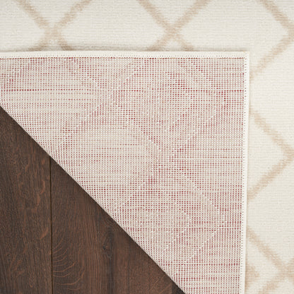 Nourison Home Grafix  Ivory Beige  Transitional