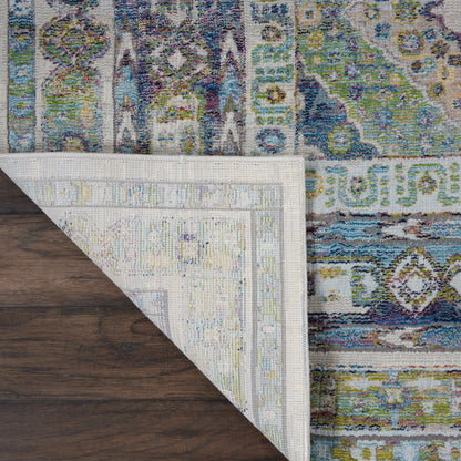 Nourison Home Ankara Global  Blue Green  Traditional